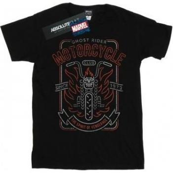 Ghost Rider Motorcycle Club Cotton T-Shirt for Girls