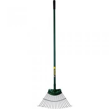 Ergonomic Bulldog B9128 Lawn Rake with Steel Handle