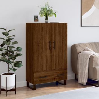 Chic Brown Oak Highboard 69.5x31x115 cm Engineered Wood