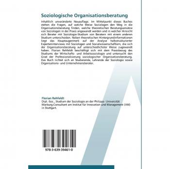 Soziologische Organisationsberatung: Grundlagen, Praxis, Perspektiven