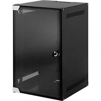 TOTEN Pensile 10” 9U 280x310 Nero con Anta Vetro