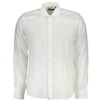 Camisa North Sails Blanca con Cuello Regular para Hombre