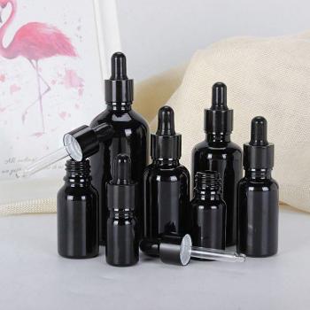 Élixir oculaire noir en verre réactif