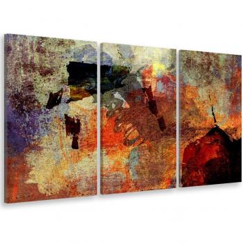 Tableau Triptyque Fusion Solaire