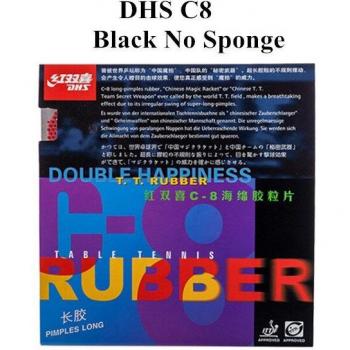DHS C-8 Long Pips-Out Rubber with Sponge (1.0mm)