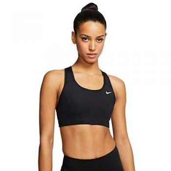 Nike Damen Dri Fit Sport Fitness BH BRA Träger Top Shirt Schwarz Weiß NEU