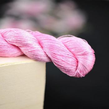 Hilo de seda para bordar, 100% seda, rosa, 9 colores intensos