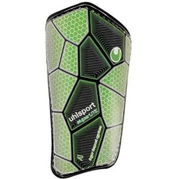 Rodillera UHLSport Verde Neón con Protección Negra