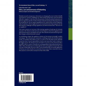 Ethics, Law and Governance of Biobanking