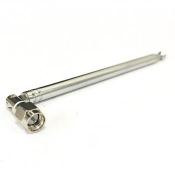 2-Pack 132mm 6-Section SMA Male Telescopic Antenna for Radio and TV
