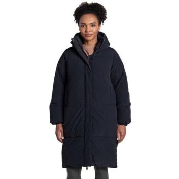 Black Women's Mid-Fell Reversible Hooded Waterproof Longline Jacket – Size 20