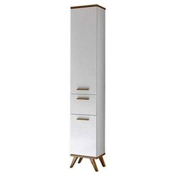 Quickset 923 White Gloss Tall Bathroom Unit 205cm