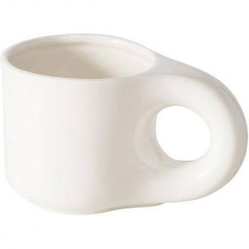 Mug Blanc Thiago, Céramique, 250 ml, Poignée Large