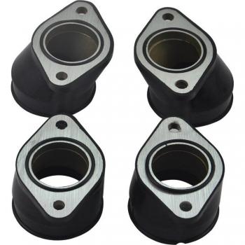 4PC Intake Manifold Joint Boot for Kawasaki ZR750 ZR-7 ZR-7S ZR7S ZR7 (2000-2005)