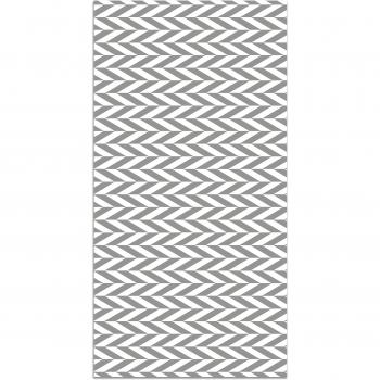 Tapis Bureau Épis de Blé Gris 60x250 cm