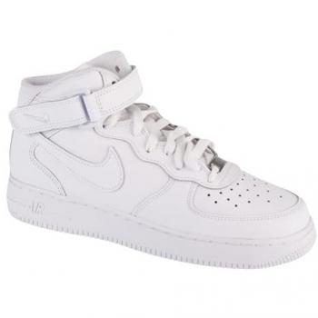 Nike Air Force 1 Mid GS Girls White Sneakers 36.5