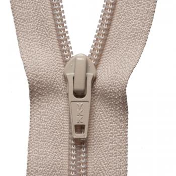 Beige YKK Open End Zip 66cm