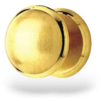 Pomolo Fisso Ø 75 mm in Ottone per Porte e Portoni