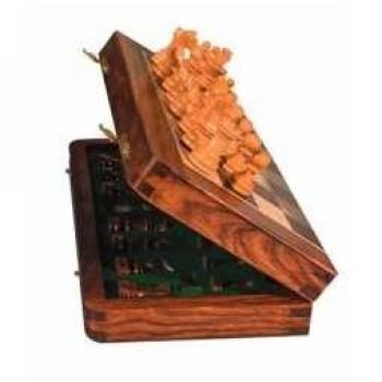 Jeu d’échecs dépliable 40 cm – collection Acacia n°4