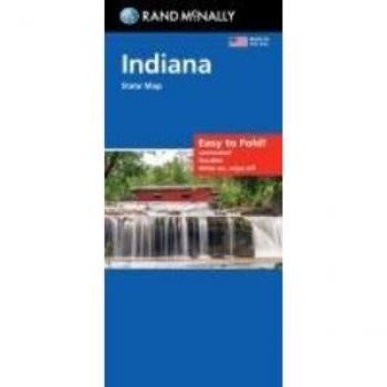 Rand McNally Easy to Fold : Indiana State Laminated Map, by Rand McNally