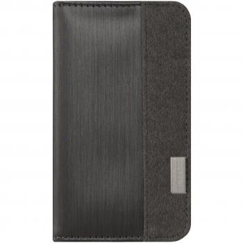 Moshi 99MO052004 Overture Geldbörse‑Case in Schwarz für Apple iPhone 6 Plus