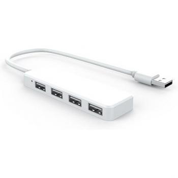 Adaptador Multiport USB 4 Puertos Mini, Alta Velocidad, Compatible MacBook Pro