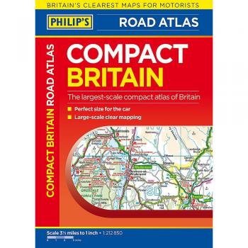 Philip's Compact Britain Road Atlas: Flexi A5