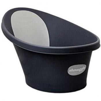 Shnuggle Ergonomic Bath Tub with Plug and Foam Backrest