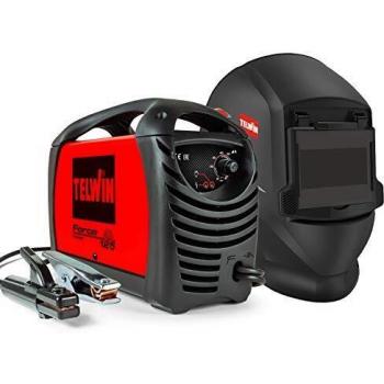 Telwin 815861 Force 125 Saldatrice Inverter ad Elettrodo Completa di Maschera