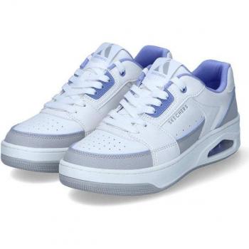 Skechers White Uno Court Sneakers for Women