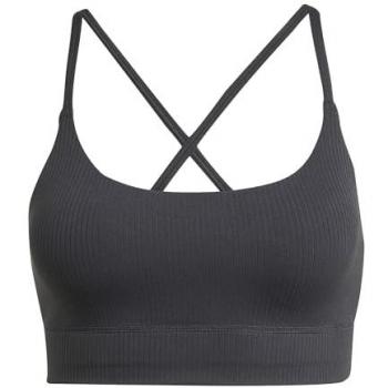 Brassière Sport Fitness Adidas All Me Rib LS Femme Noir