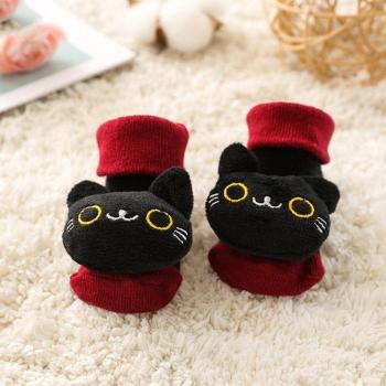 Warme Socken für Kleinkinder mit Obstmotiven, 0-12 Monate