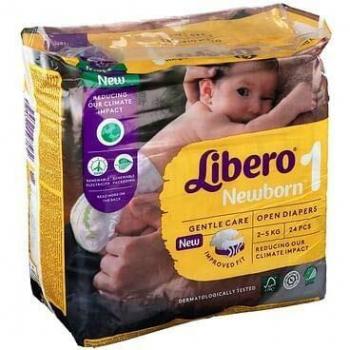 LIBERO Newborn Pannolini Misura 1 (2-5 Kg)