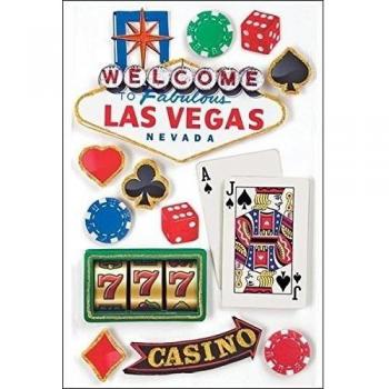 Adhesivo 3D Casa Papel Viaggi Las Vegas