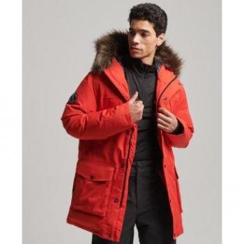 Superdry Parka Duvet Everest rouge pour homme XL