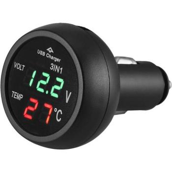 Jauge thermique et voltmètre 3 en 1
