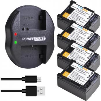 Combo de Batería y Cargador PowerTrust para Canon BP-819