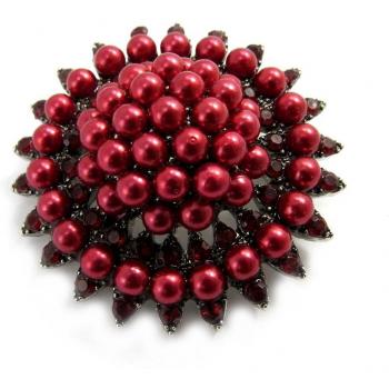 Les Trésors De Lily: Scarlett‑Rot Brosche, Code L7961