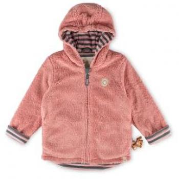 Rosa Teddyjacke für kleine Pferdefans