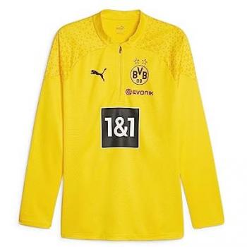 Gialla Maglia Sportiva Uomo Puma 1/4 Zip XXL