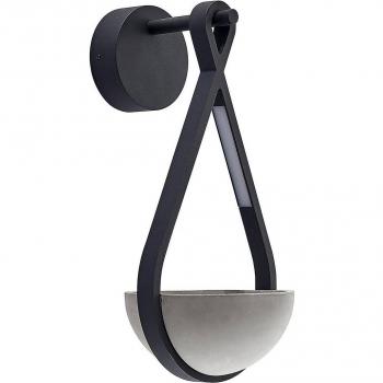 Lámpara de exterior Lucande Florka, cesta colgante, LED