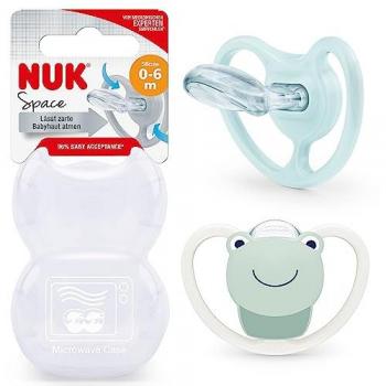 NUK Schnuller Weltraum Silikon 2er Pack 0-6M