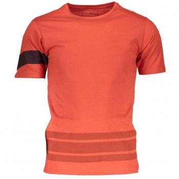XL Orange Cotton Polo Shirt