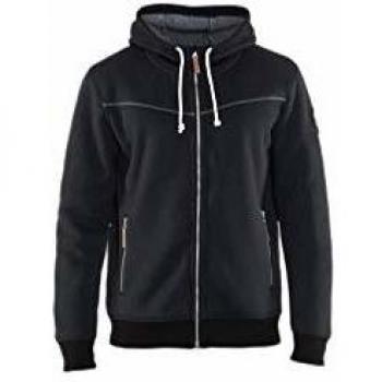 Thermofleece-Kapuzenpullover L von Blakläder in Schwarz