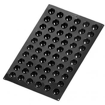 Molde de silicona para semiesferas 60 cavidades