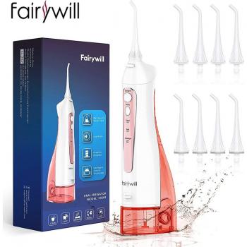 Fairywill Handgeführter Wasserflosser – 3‑Modi, 300 ml, langlebig aufladbar