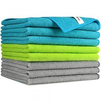 Microfibre Cleaning Cloths for Home & Auto (8-Pack)