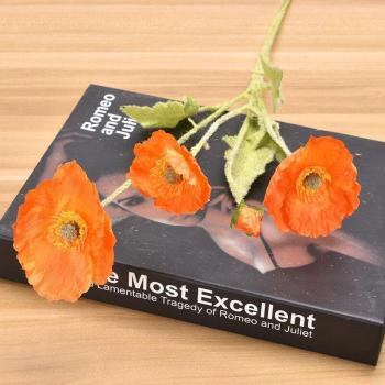 60cm Poppy Artificial Flowers for Weddings
