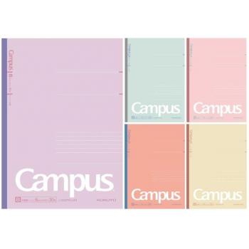 Cuaderno KOKUYO Campus B5 Pautado Pastel Opaco 5 Variedades