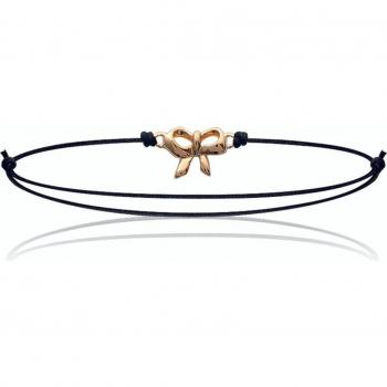 Pulsera de Oro Negro con Nudo